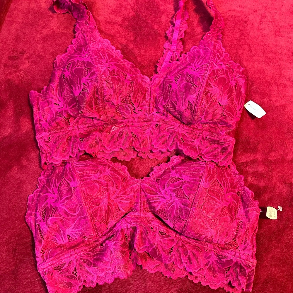 NWT Maurice’s bralette M fuchsia